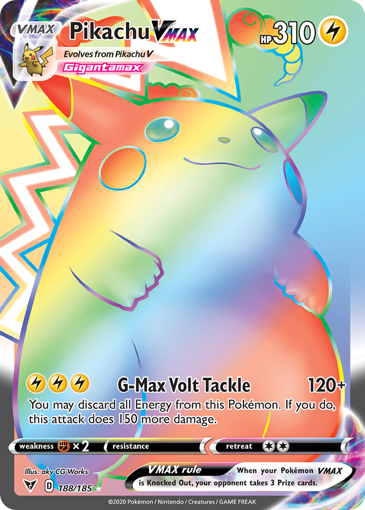 Pikachu VMAX · 188/185
